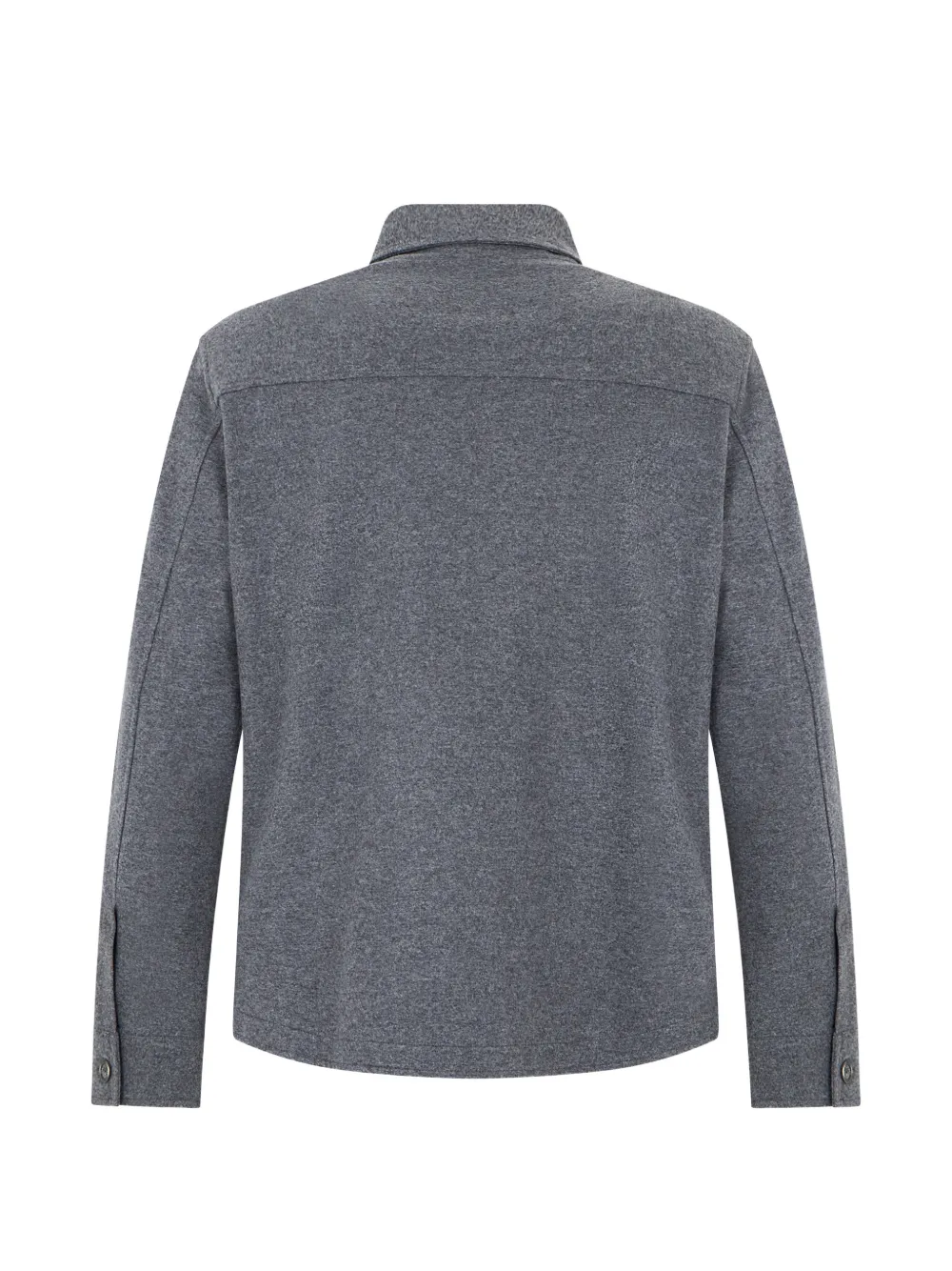 Fedeli patch-pocket cashmere shirt Grijs
