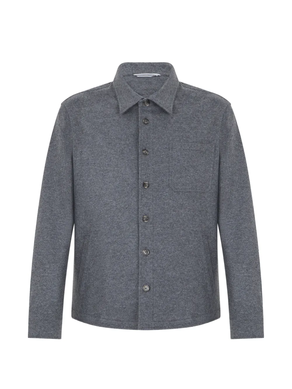 Fedeli patch-pocket cashmere shirt