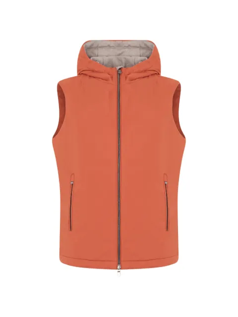 Fedeli padded hooded gilet