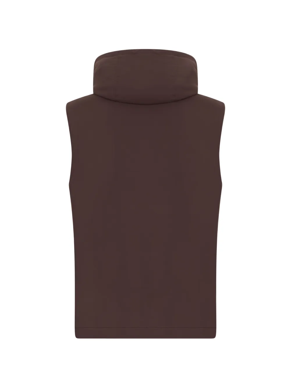 Fedeli Gilet met capuchon Bruin