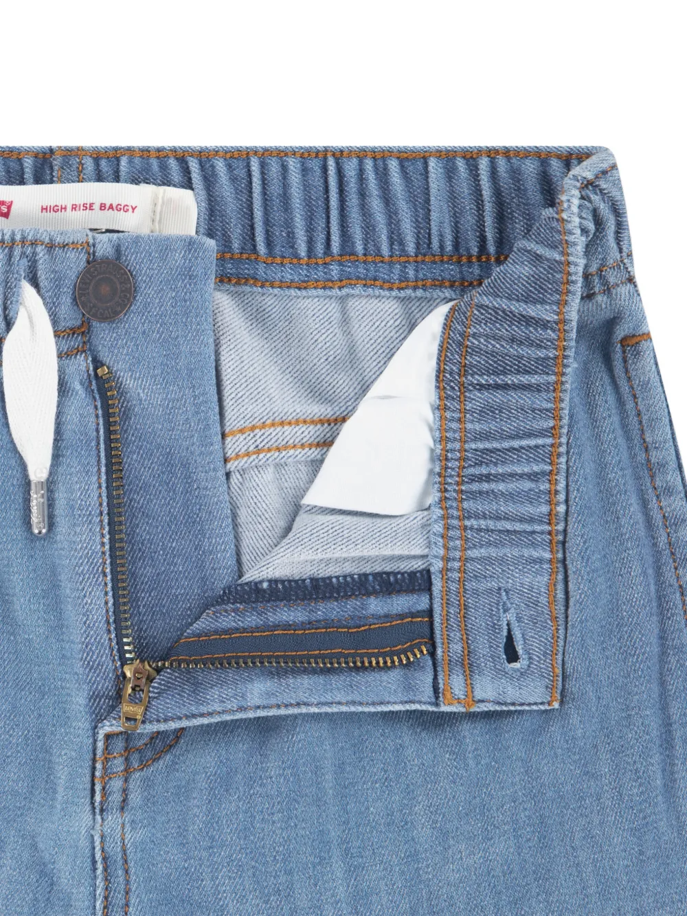 Levi's Kids Jeans met trekkoord Blauw