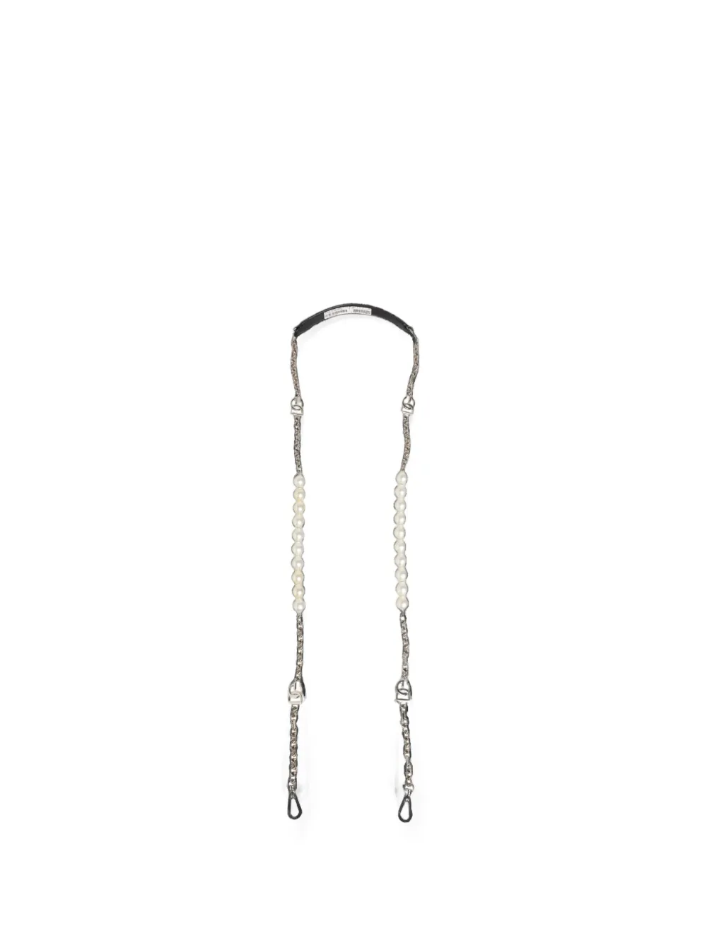 Dolce & Gabbana DG-logo pearl-embellished shoulder strap
