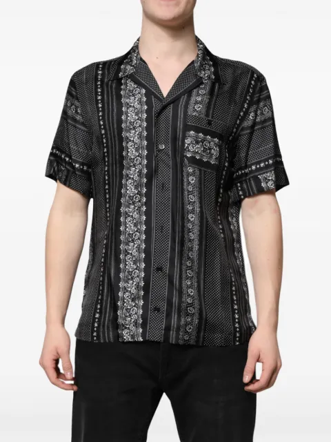 Dolce & Gabbana floral-print silk shirt