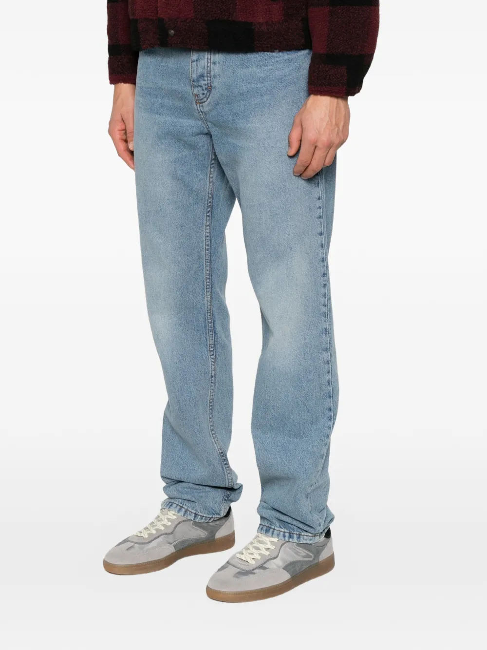 Levi's Shirtjack met lammy-effect Rood