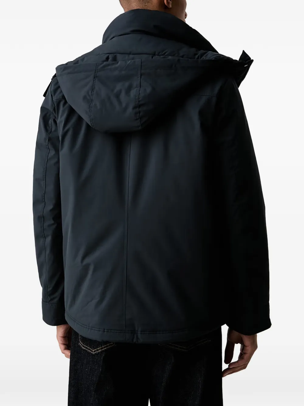 Marc O'Polo hooded padded jacket Blauw
