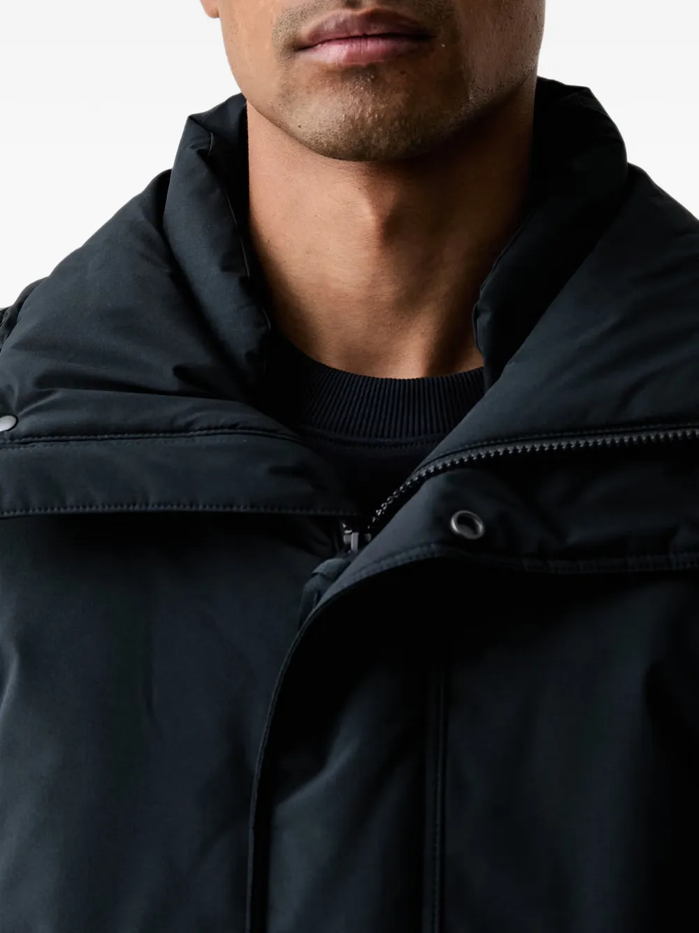 Marc O'Polo hooded padded jacket Blauw