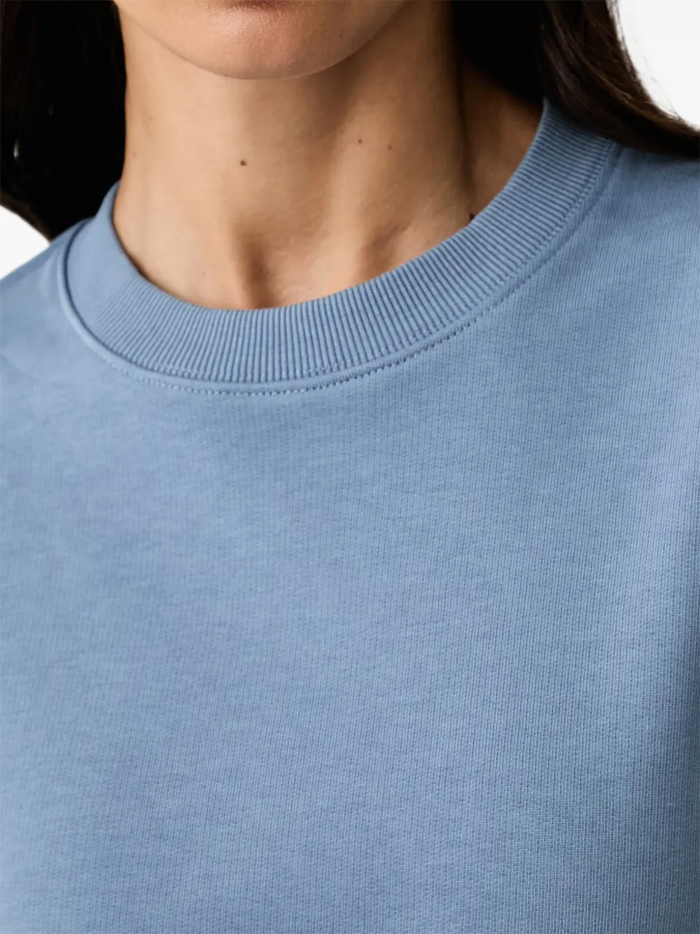 Marc O'Polo ribbed-trim sweatshirt Blauw