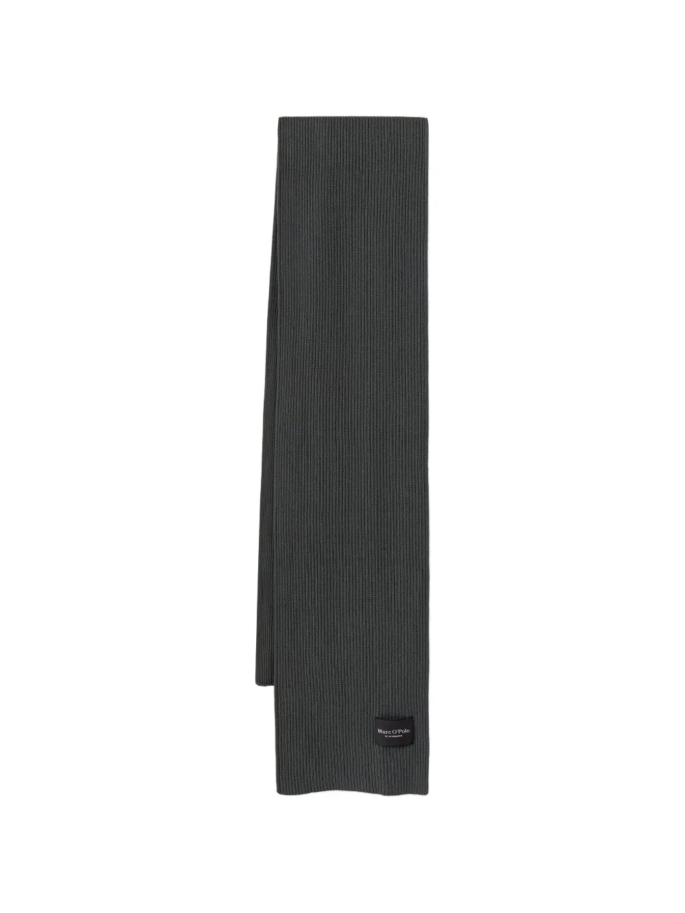 Marc O'Polo ribbed-knit scarf - Grigio