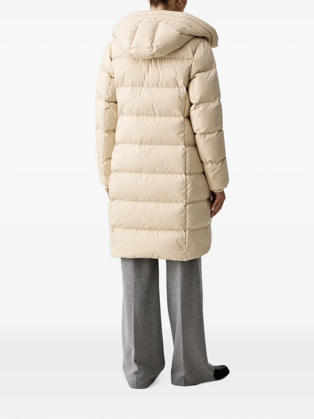 Marc O'Polo quilted hooded jacket Beige