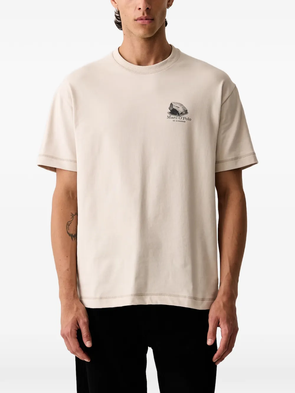 Marc O'Polo graphic-print crew-neck T-shirt