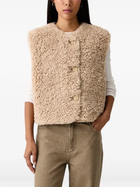 Marc O'Polo bouclé-texture gilet