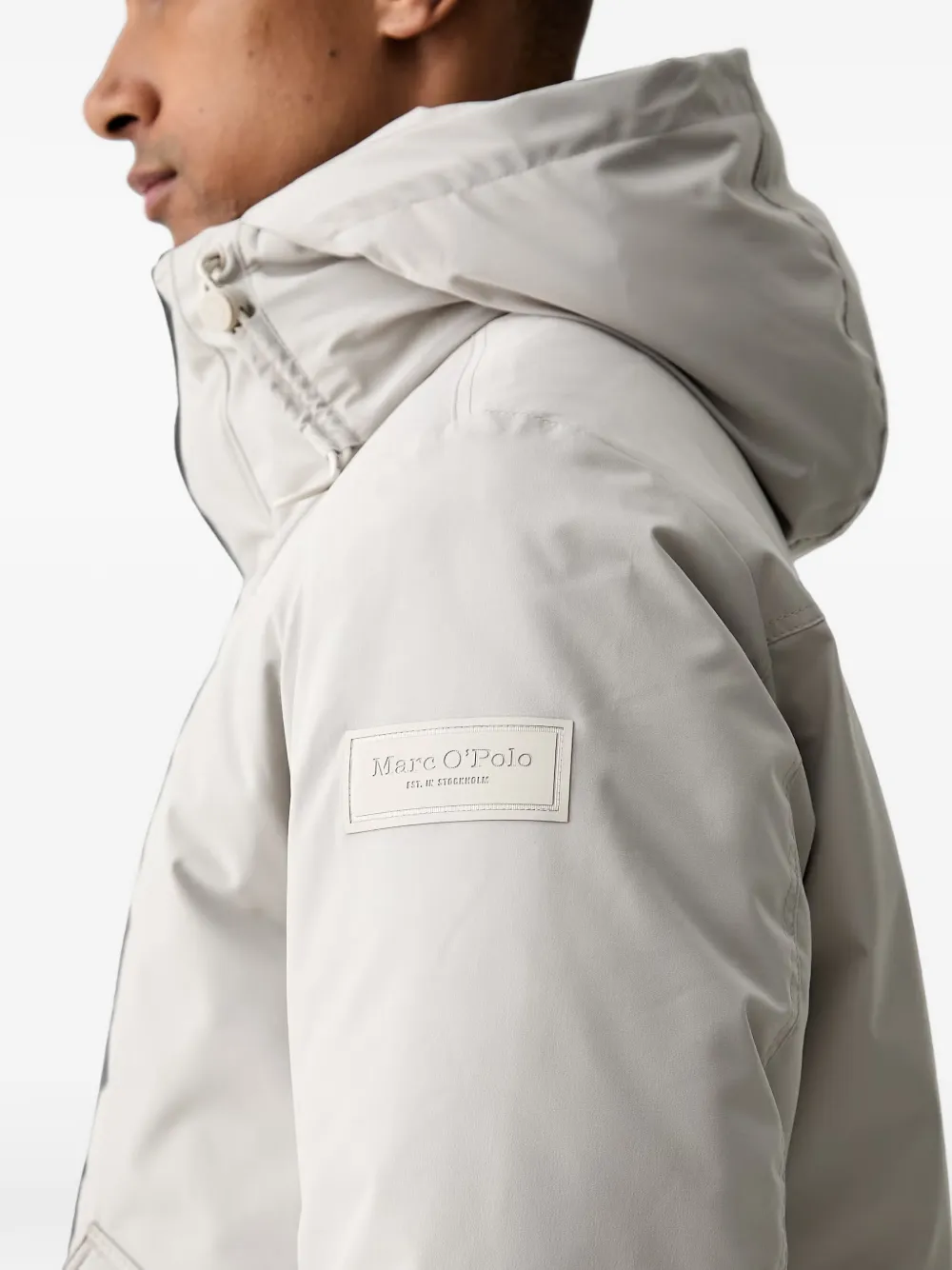 Marc O'Polo hooded padded jacket Beige