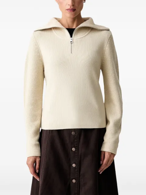 Marc O'Polo pull nervuré à col zippé