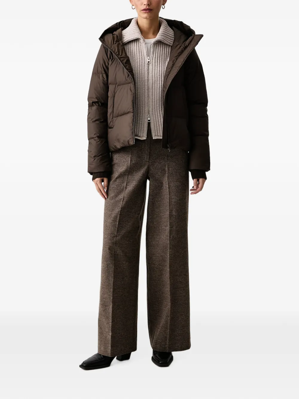 Marc O'Polo hooded puffer jacket Bruin