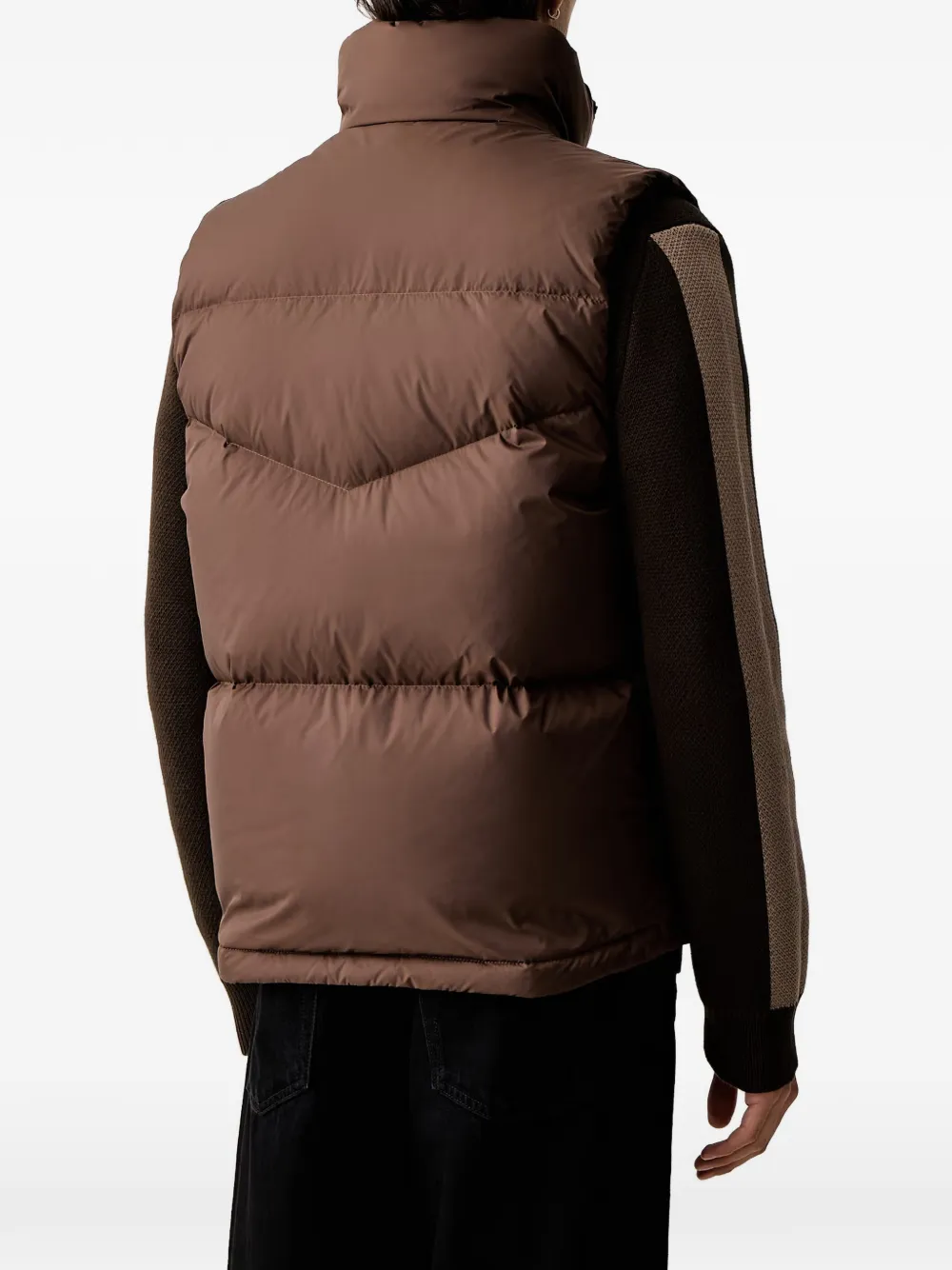 Marc O'Polo quilted gilet Bruin