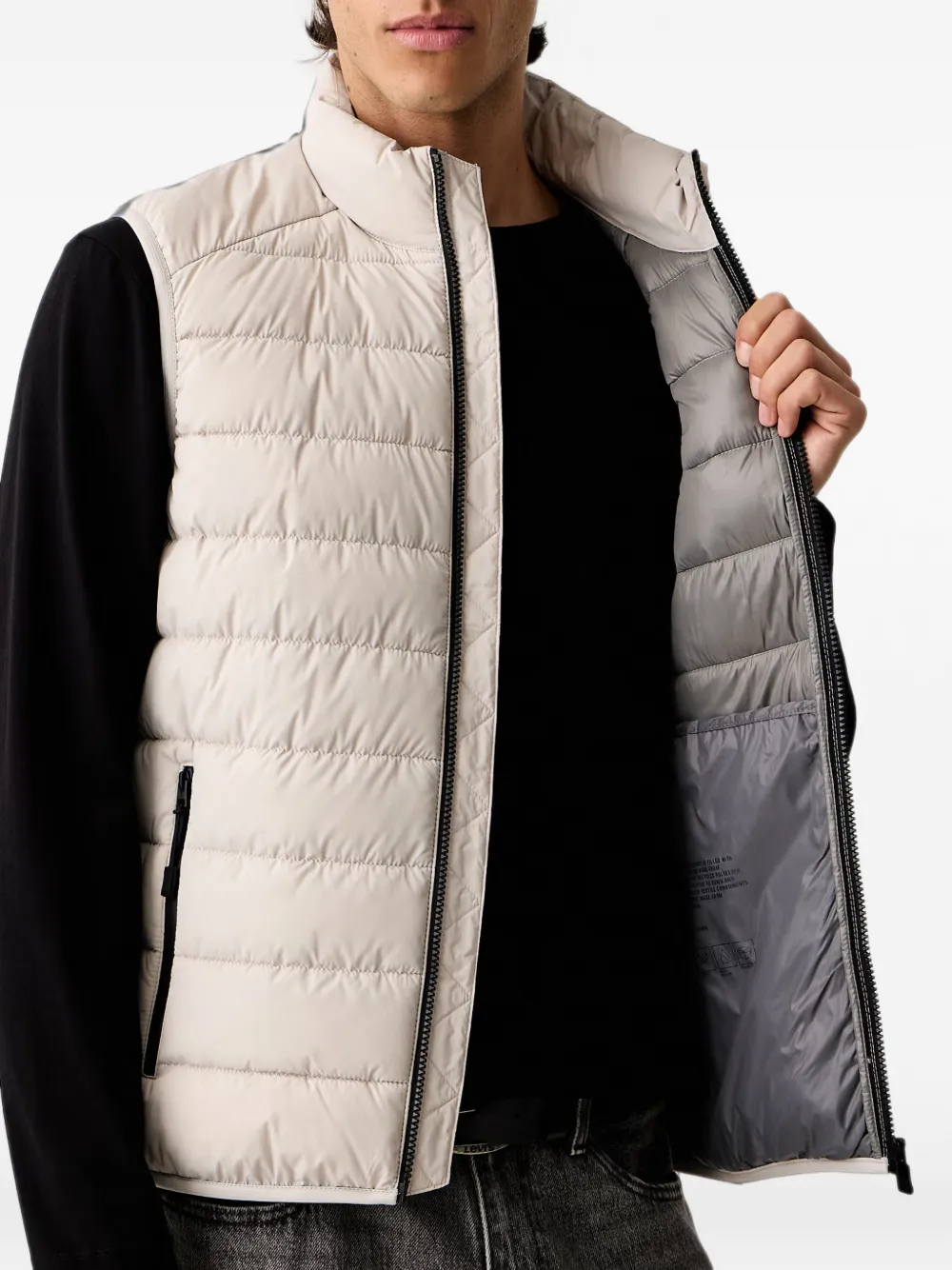 Marc O'Polo Gewatteerde bodywarmer Beige