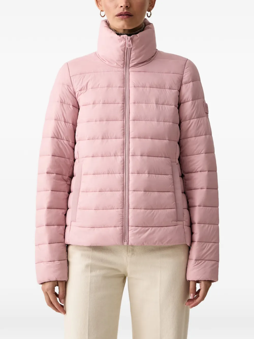Marc O'Polo quilted high-neck jacket - Rosa