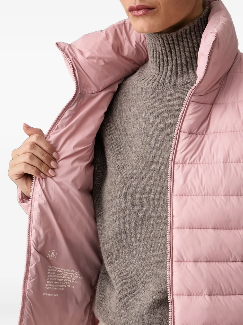 Marc O'Polo Gewatteerd jack Roze