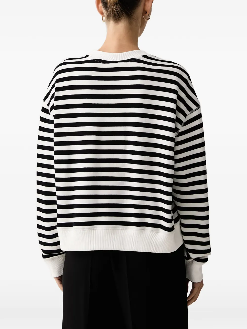 Marc O'Polo horizontal-stripe sweatshirt Wit