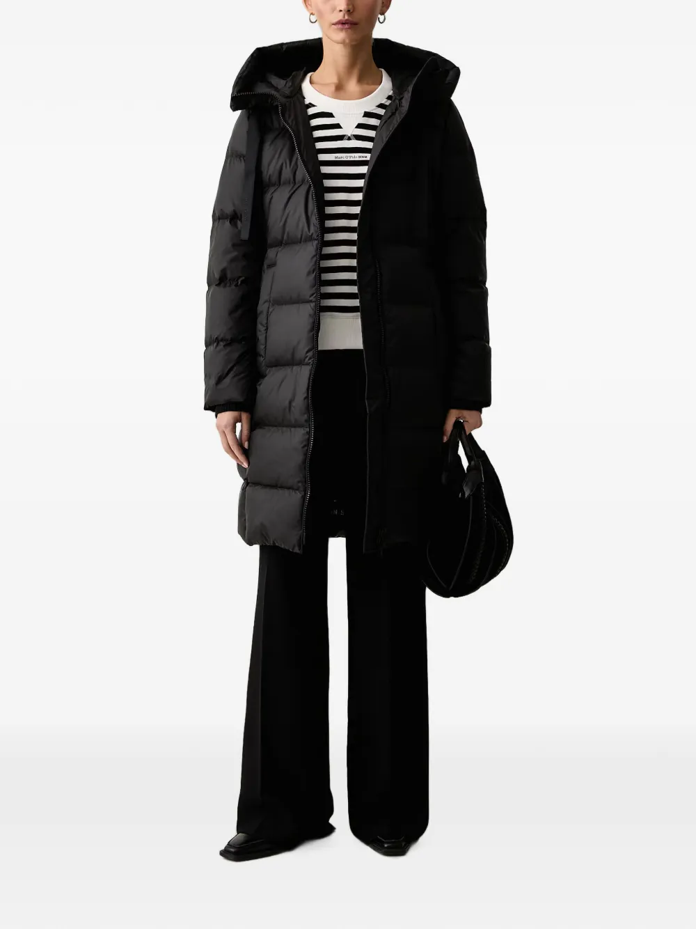 Marc O'Polo horizontal-stripe sweatshirt Wit