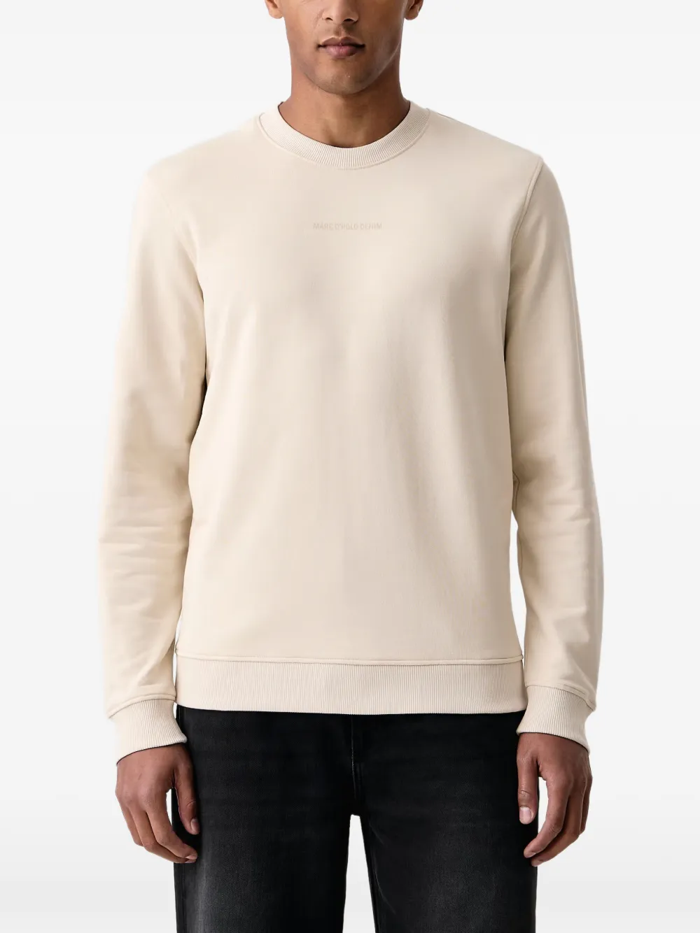 Marc O'Polo logo-print crew-neck sweater