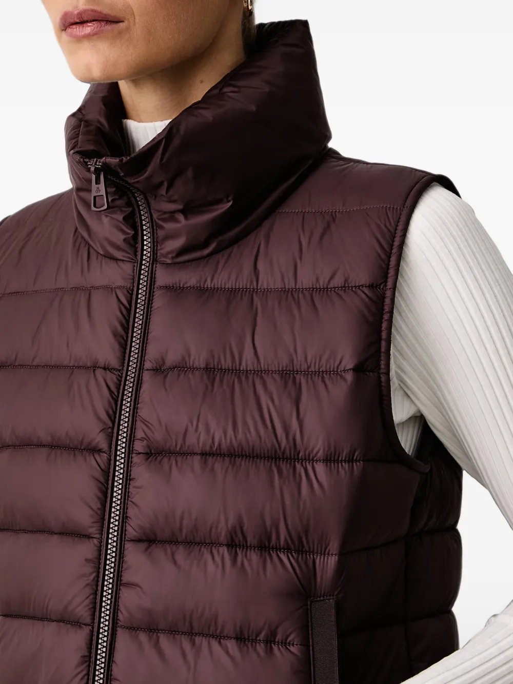 Marc O'Polo quilted padded gilet Rood