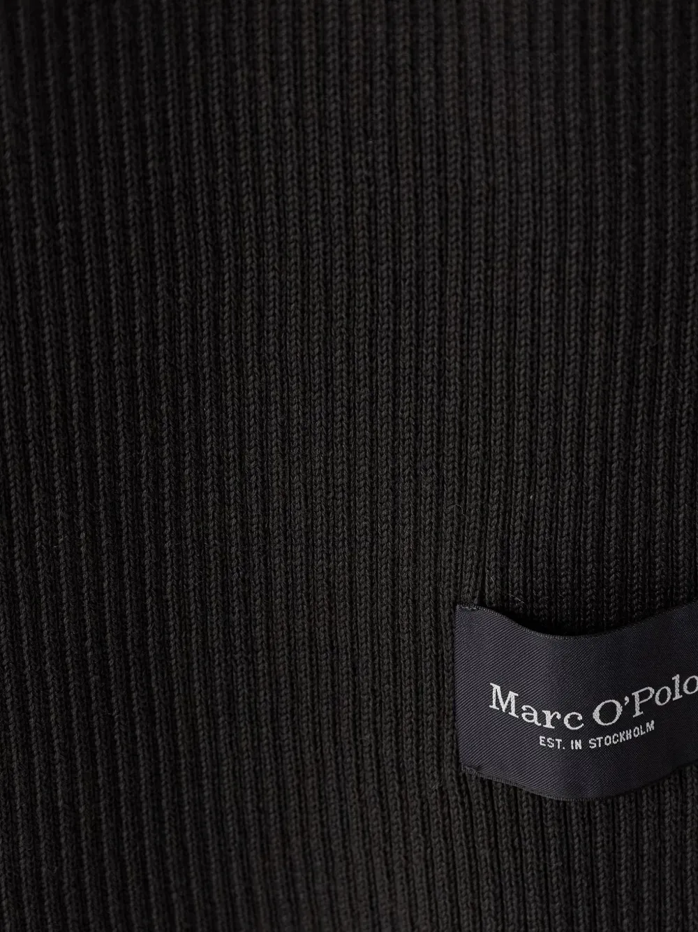 Marc O'Polo ribbed-knit scarf Bruin