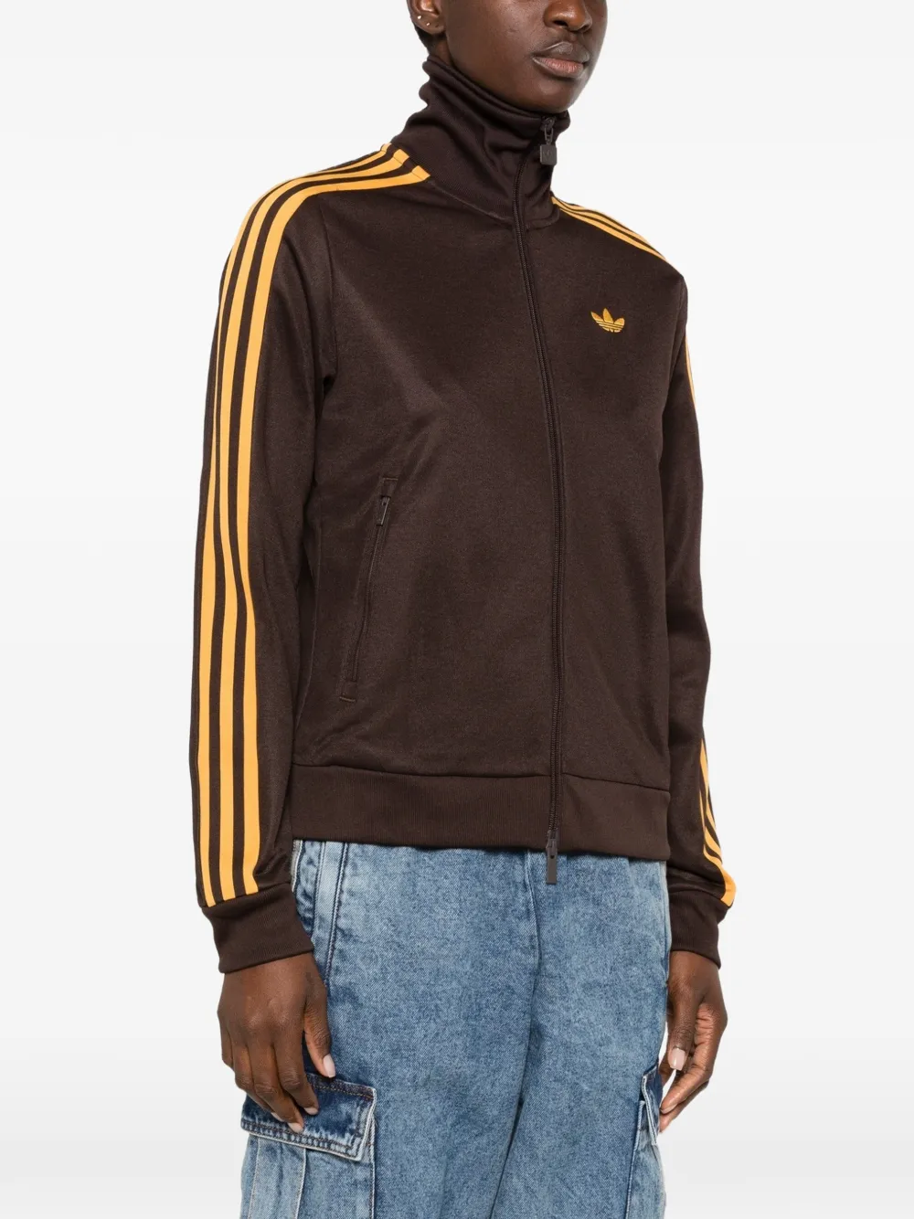 adidas Sweater met zijstreep Bruin