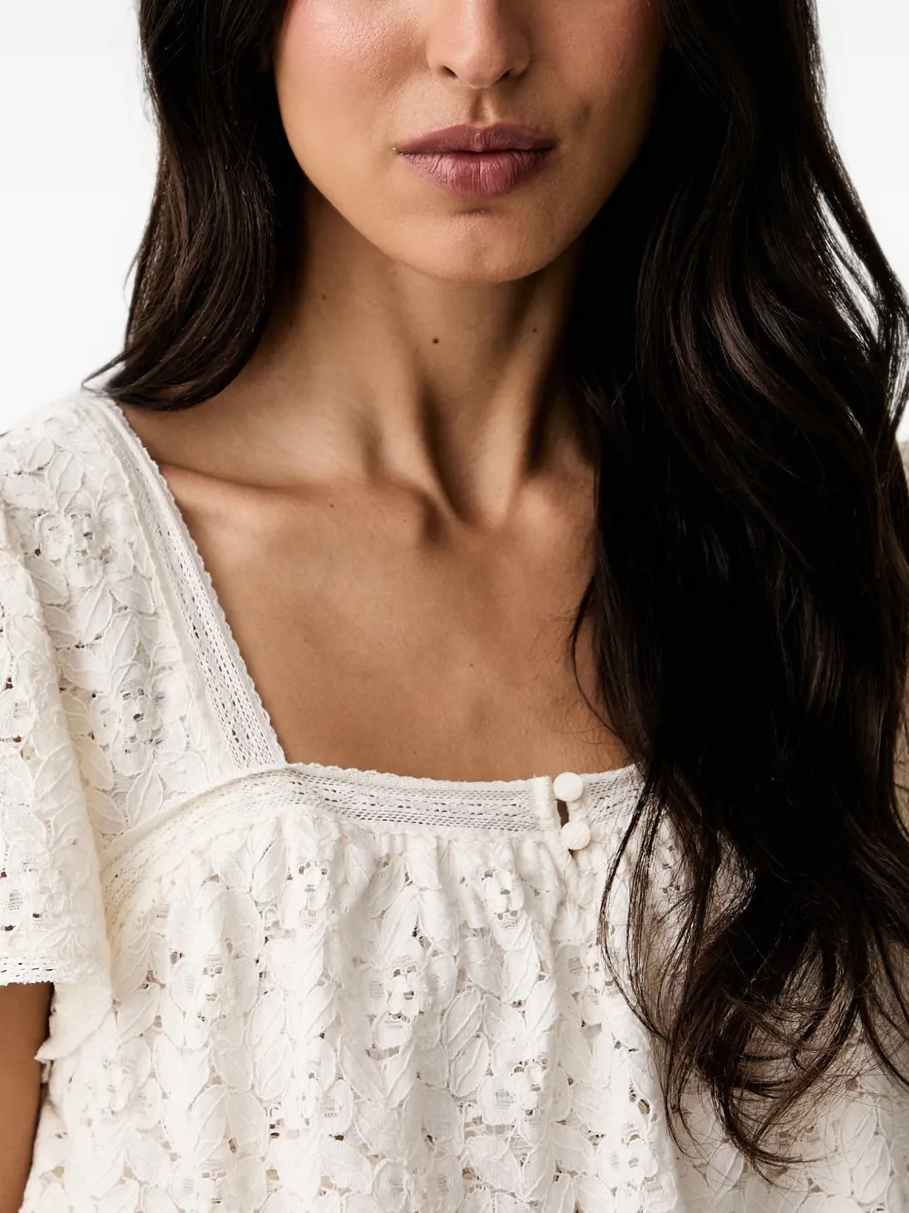 Levi's Dom Lace tiered top Wit