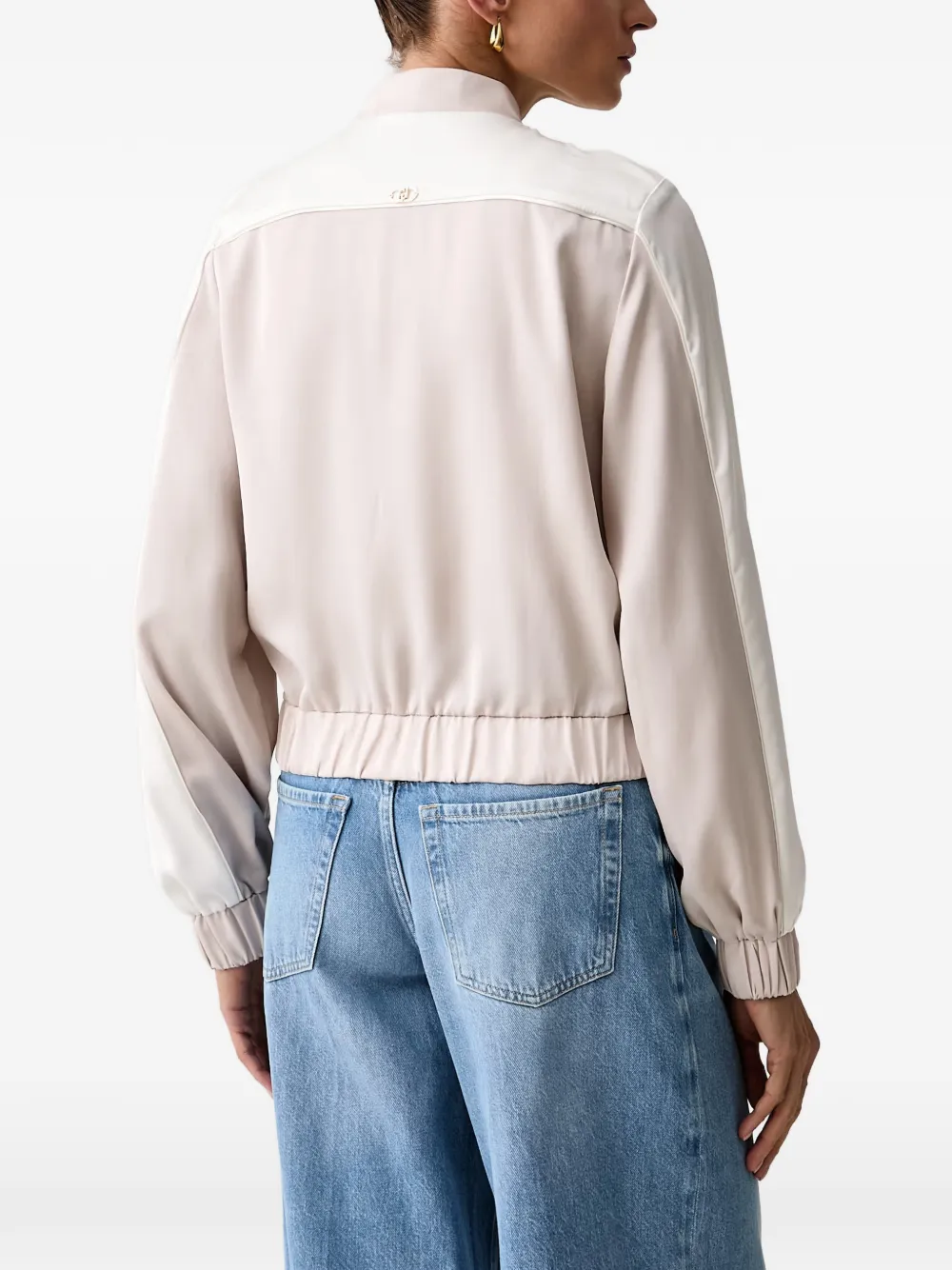 LIU JO Satijnen jack Beige