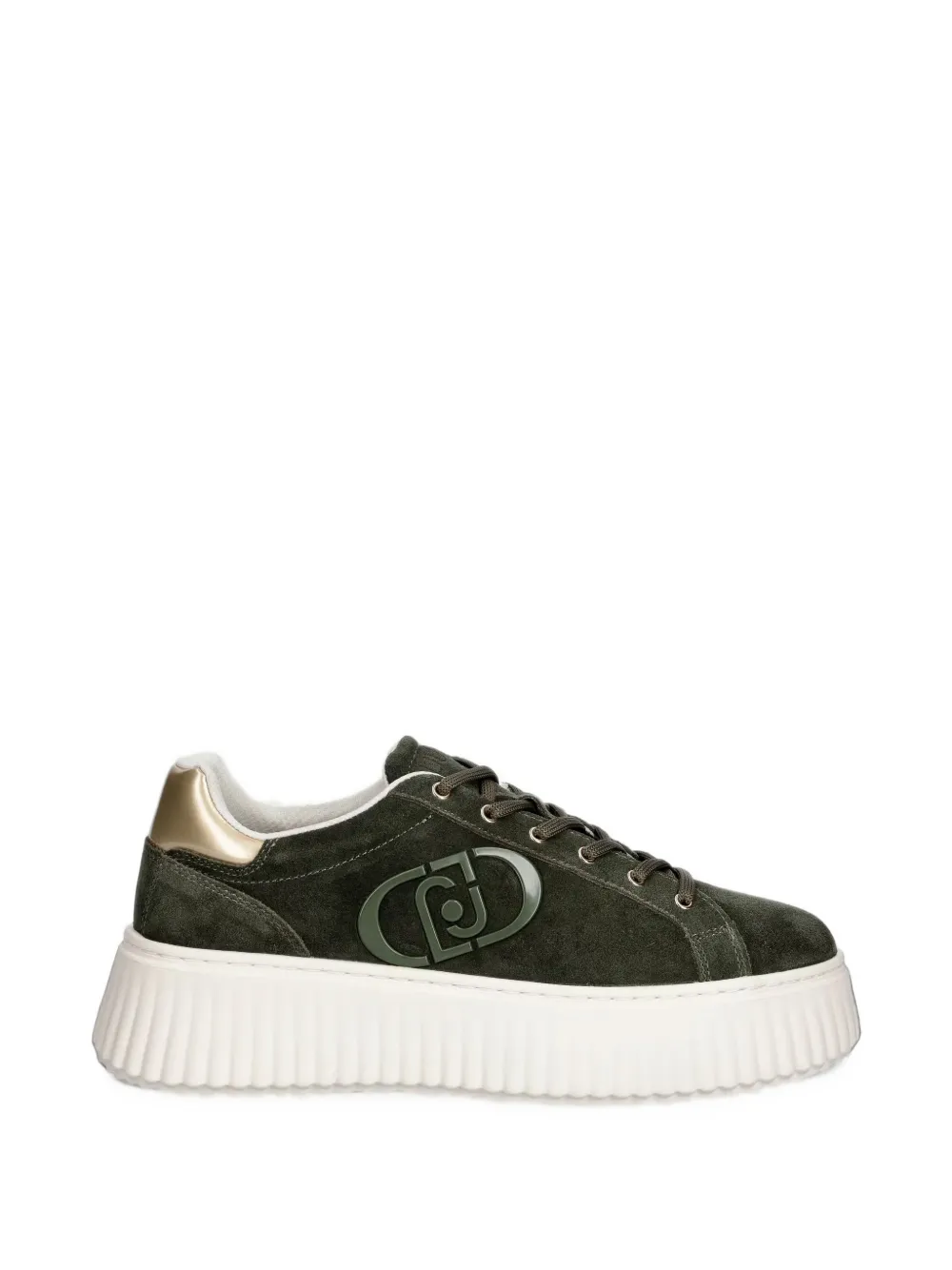 Liu •jo Suede Platform Sneakers In Multi