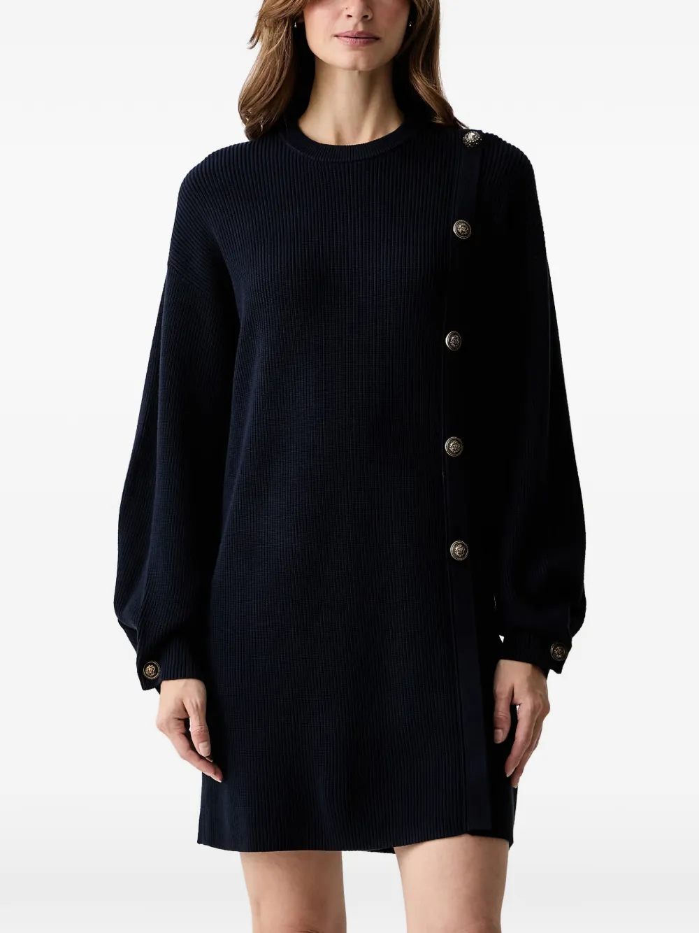 LIU JO knit dress with jewel buttons