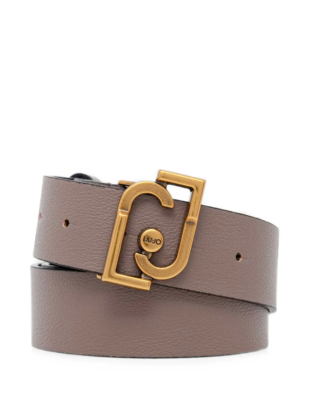 LIU JO logo-plaque grained belt
