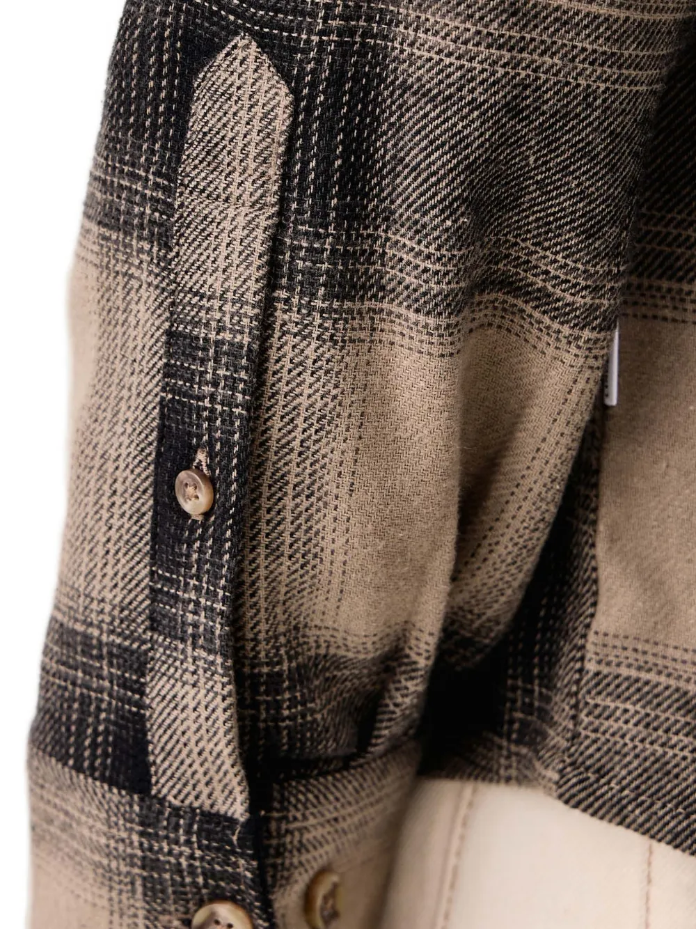 Lindbergh Geruit overhemd Beige