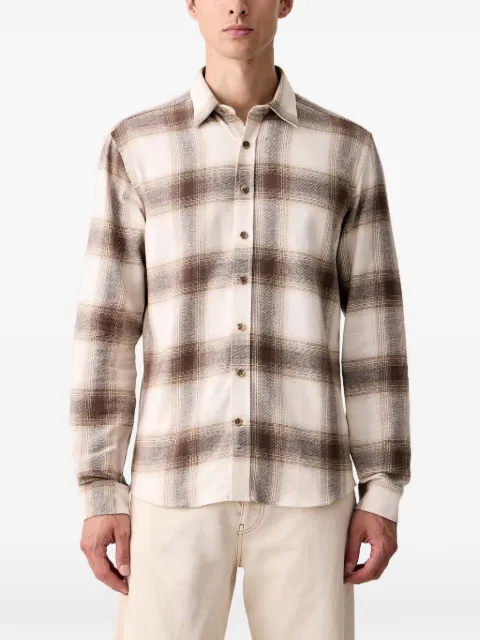 Lindbergh check-pattern long-sleeve shirt