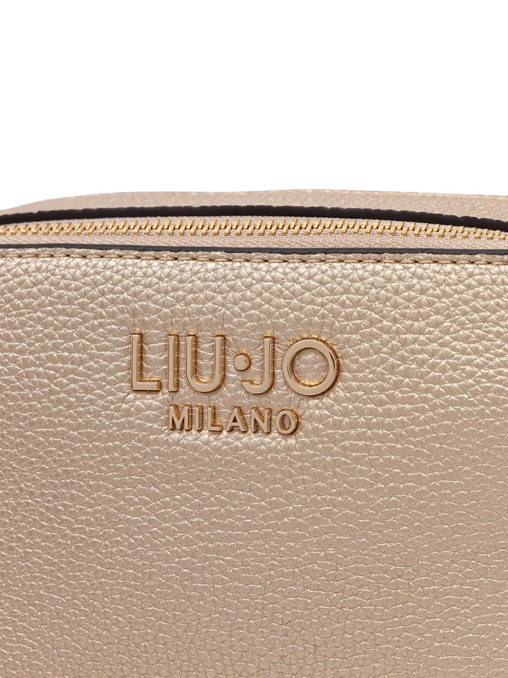 LIU JO Crossbodytas met logoplakkaat Goud