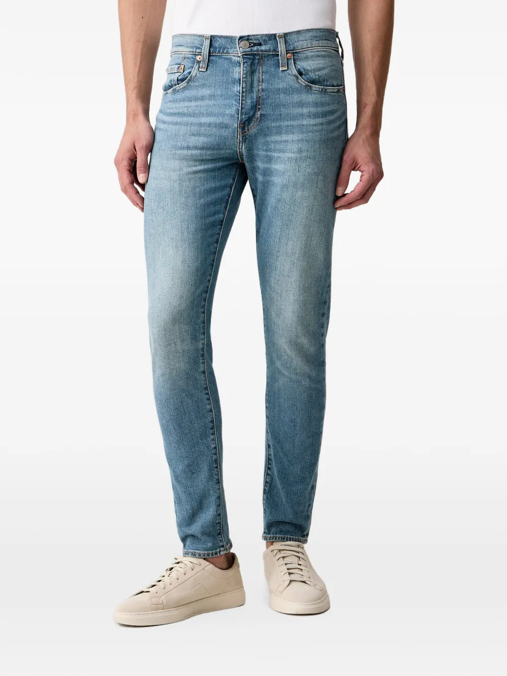 Levi's 512 faded-effect slim-fit jeans - Blu