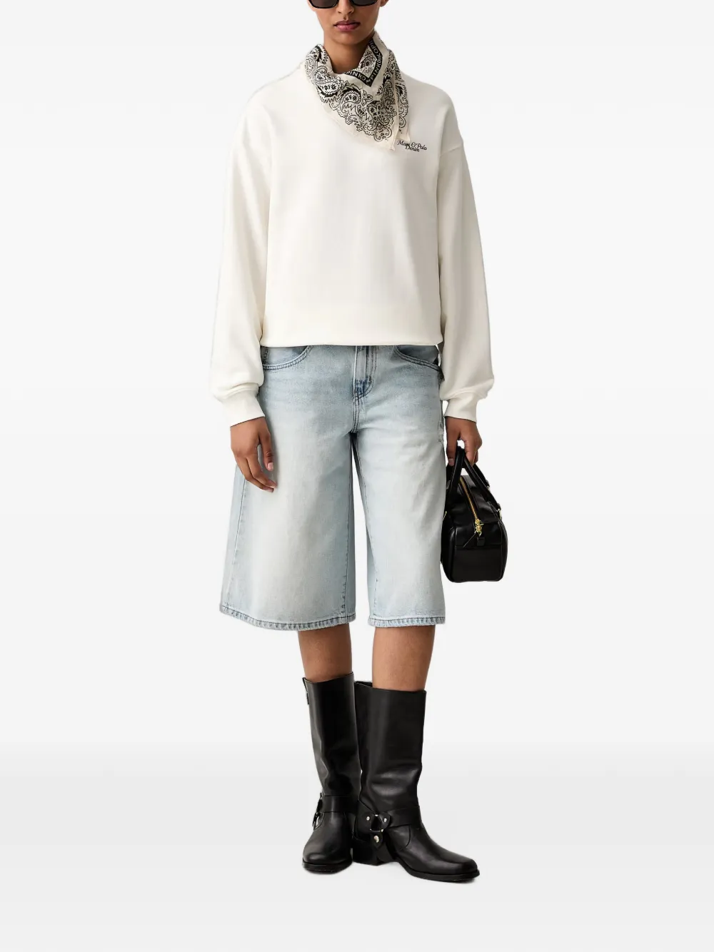 Levi's Super Baggy faded denim shorts