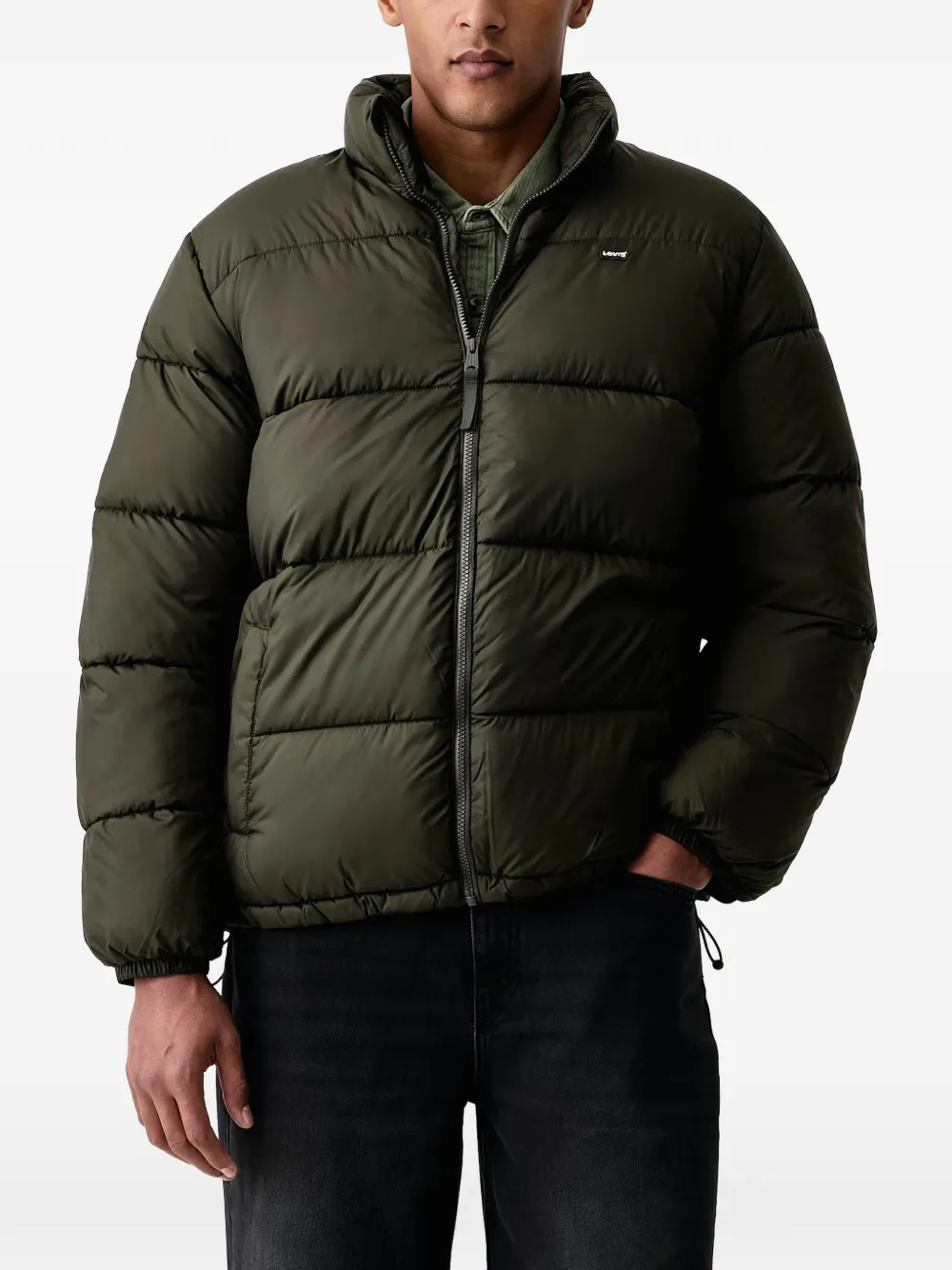 Levi's quilted logo-patch jacket