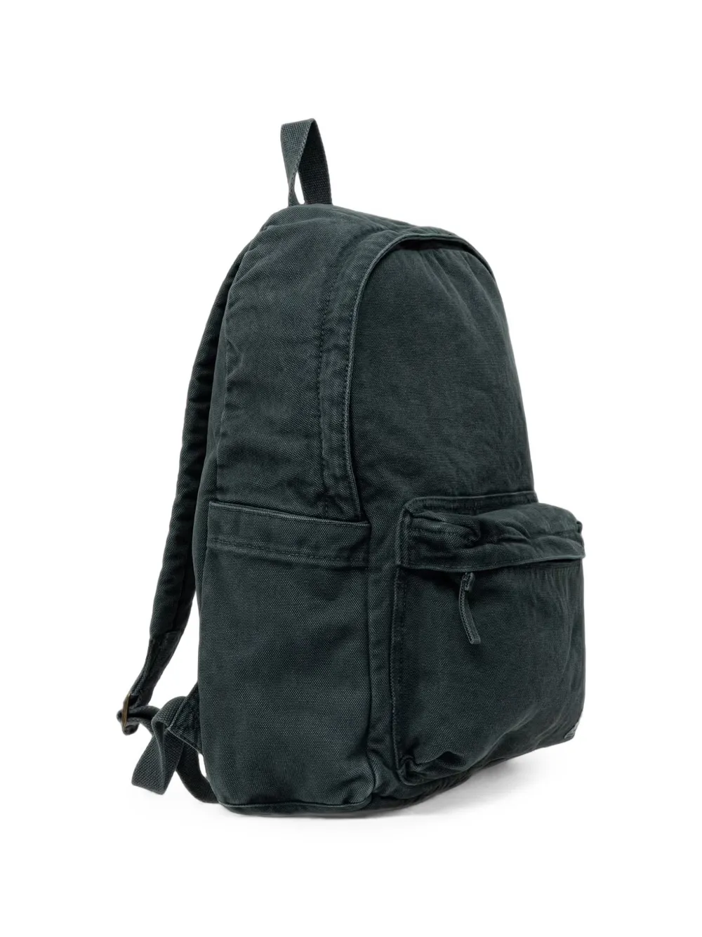 Levi's logo-patch canvas backpack Groen