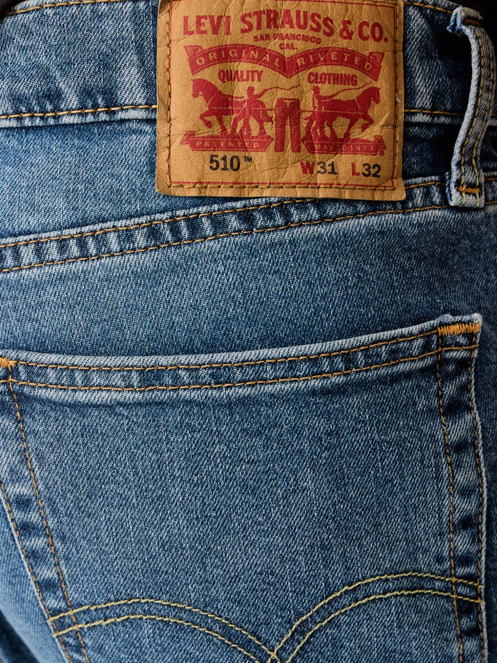 Levi's 510 skinny-fit jeans Blauw