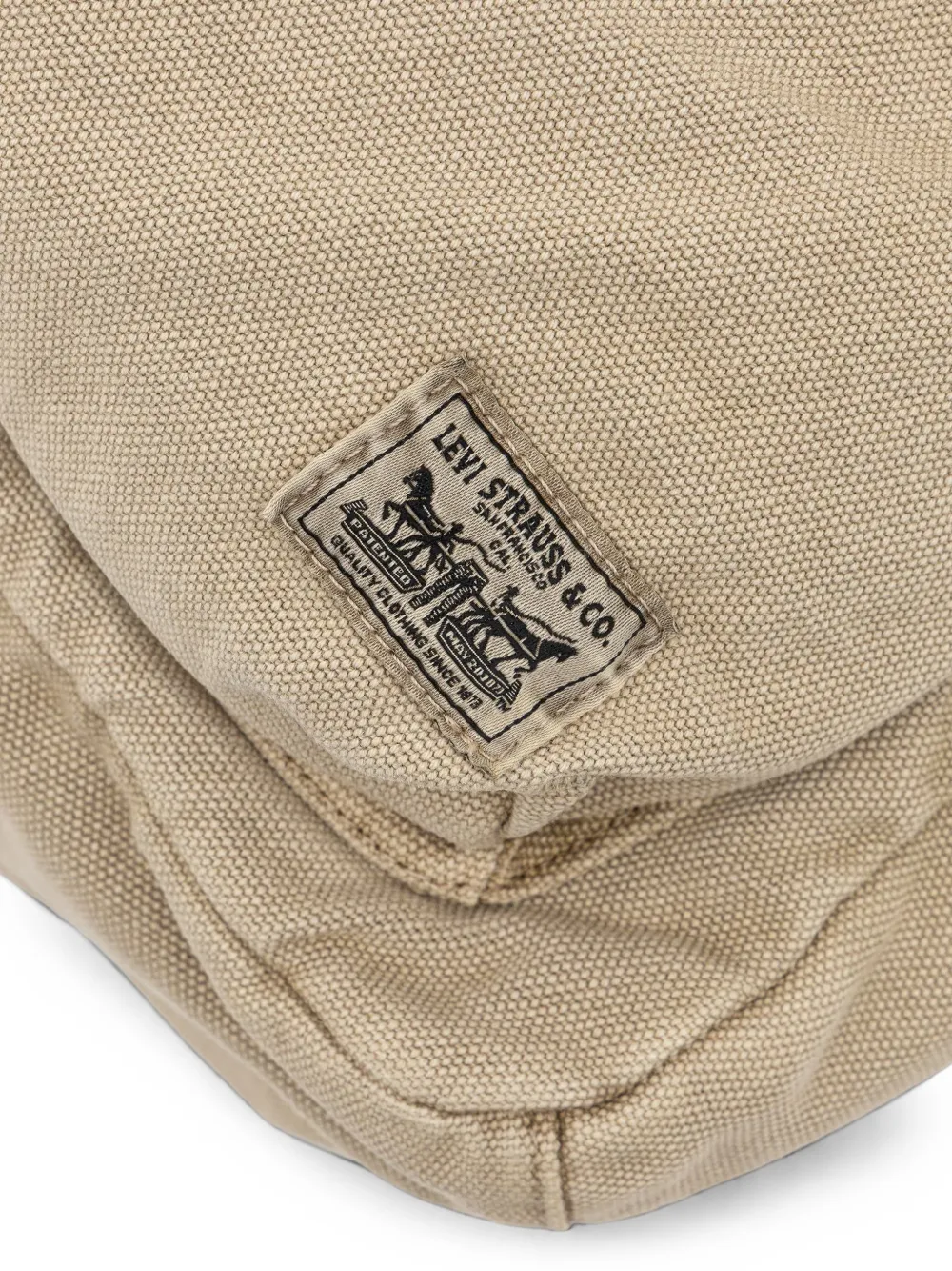 Levi's Remi logo-patch canvas backpack Bruin