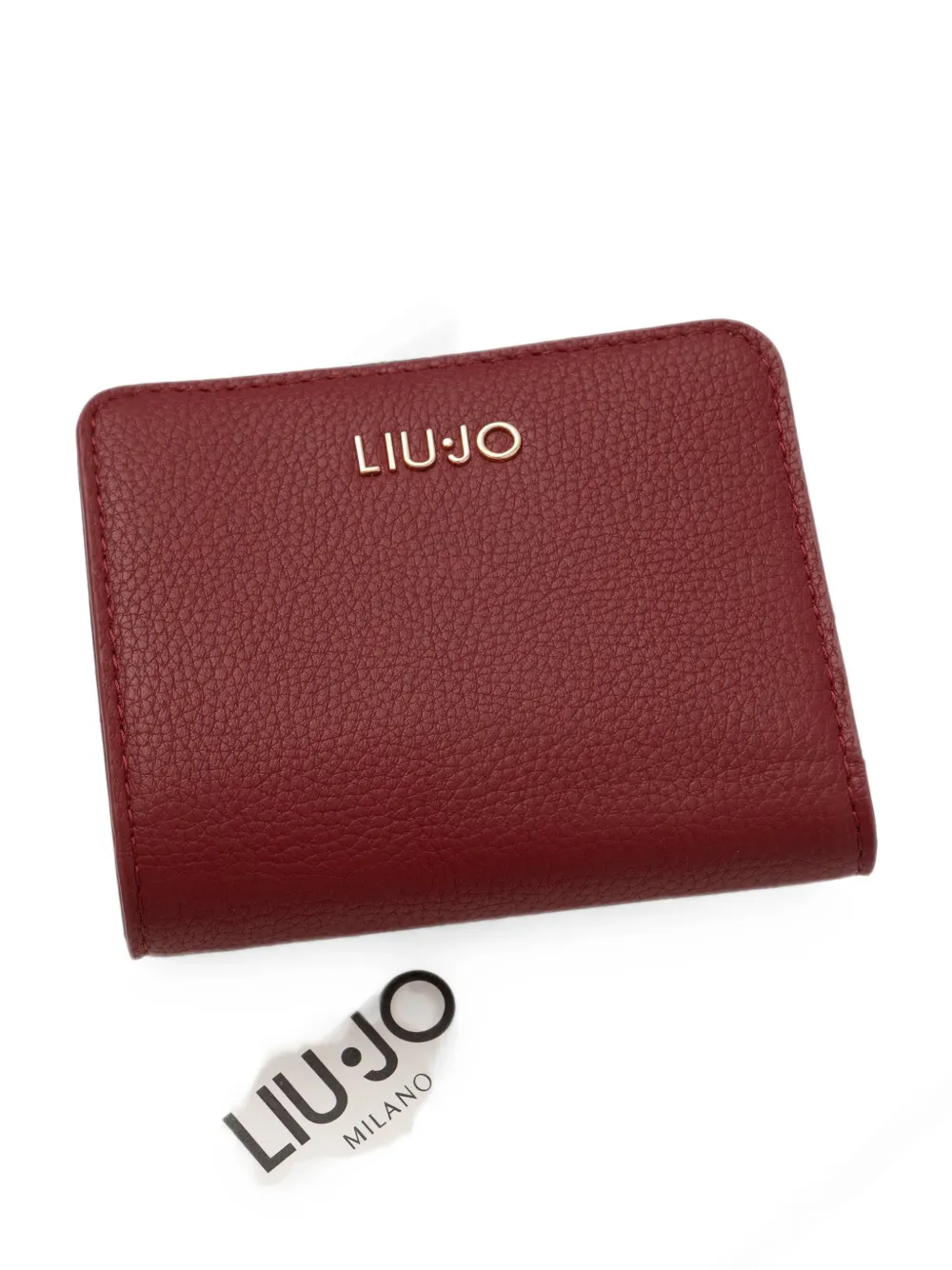 LIU JO Portemonnee met logoplakkaat Rood