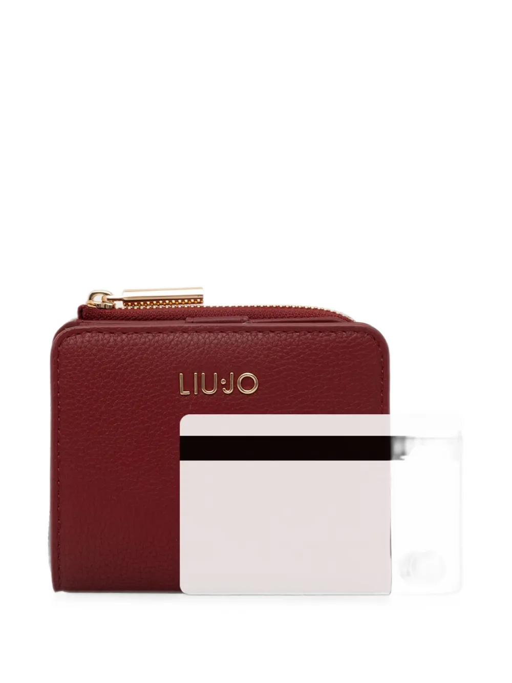 LIU JO Portemonnee met logoplakkaat Rood