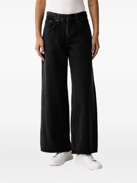 Levi's faded-effect wide-leg jeans