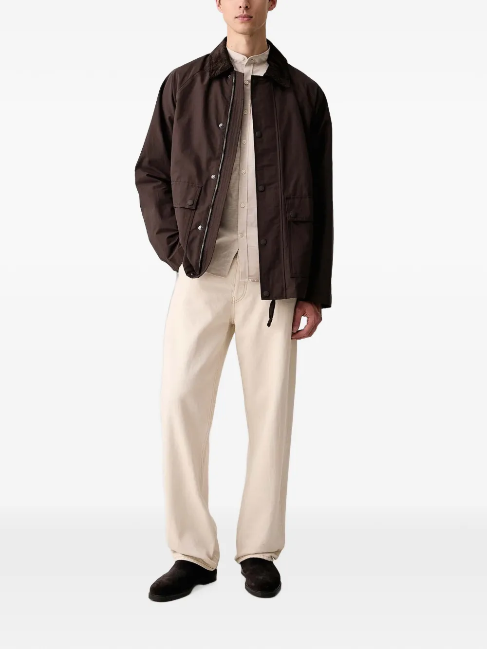 Lindbergh Oxford overhemd Beige