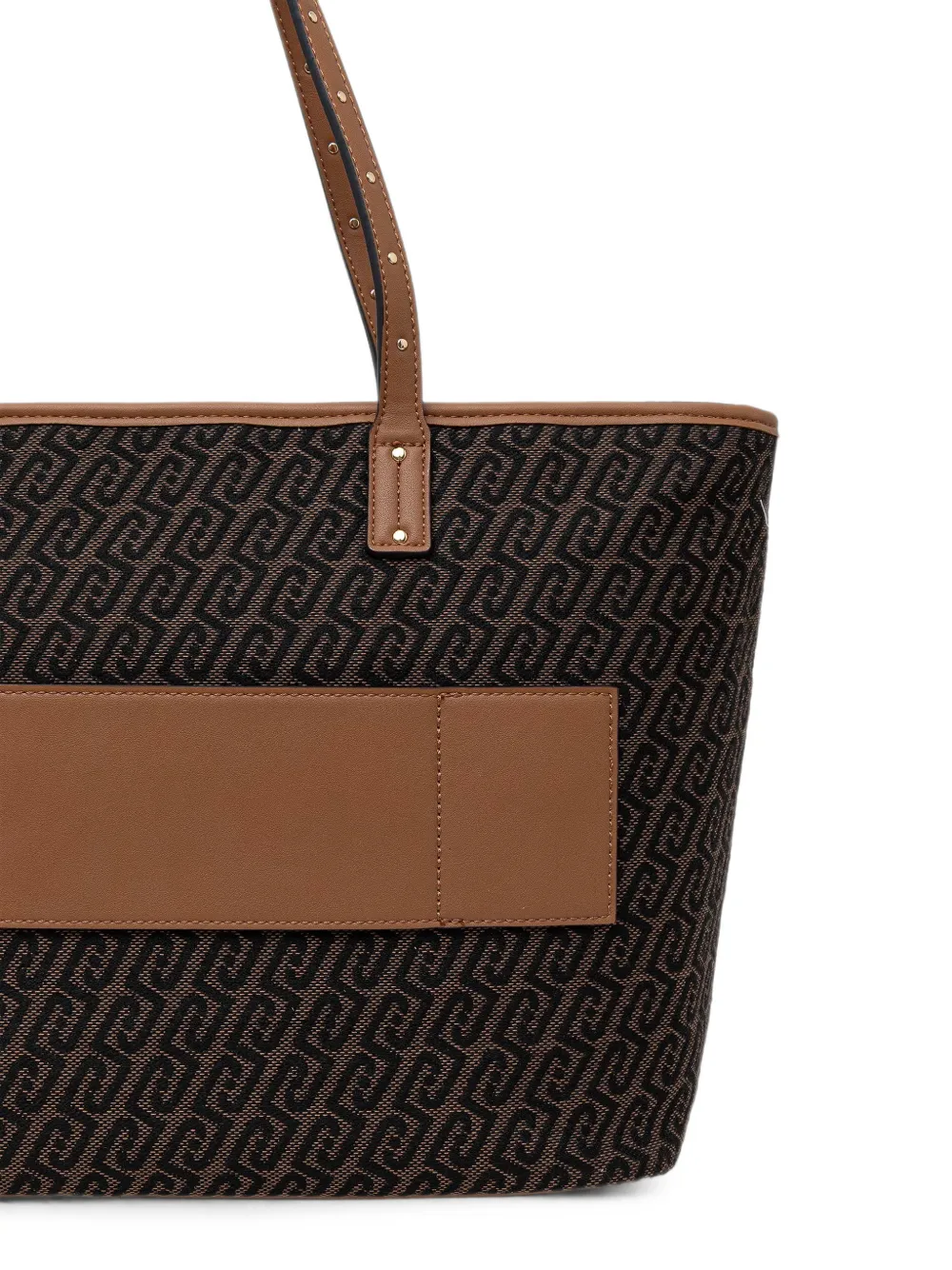 LIU JO medium monogram tote bag Bruin
