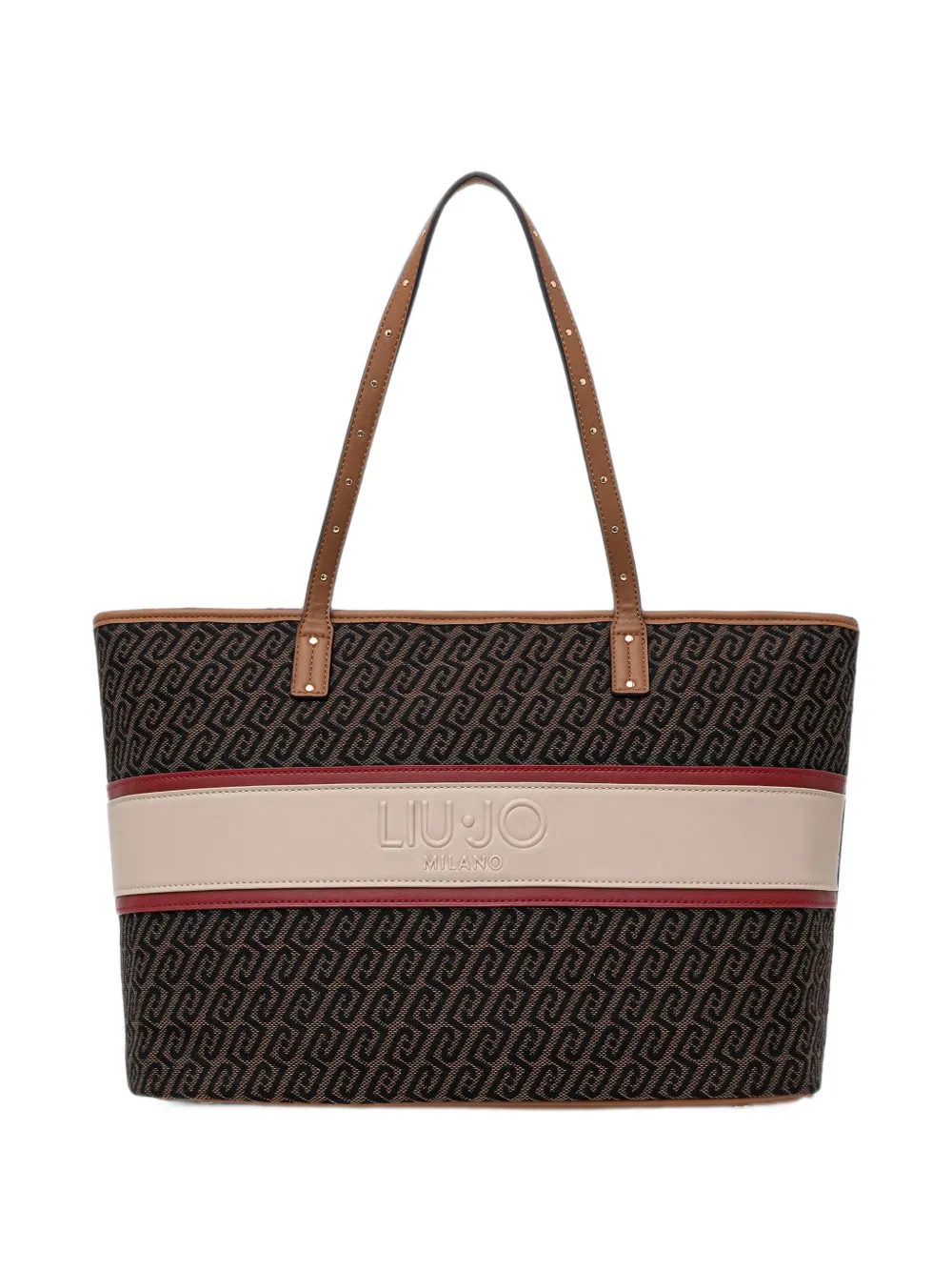 LIU JO medium monogram tote bag