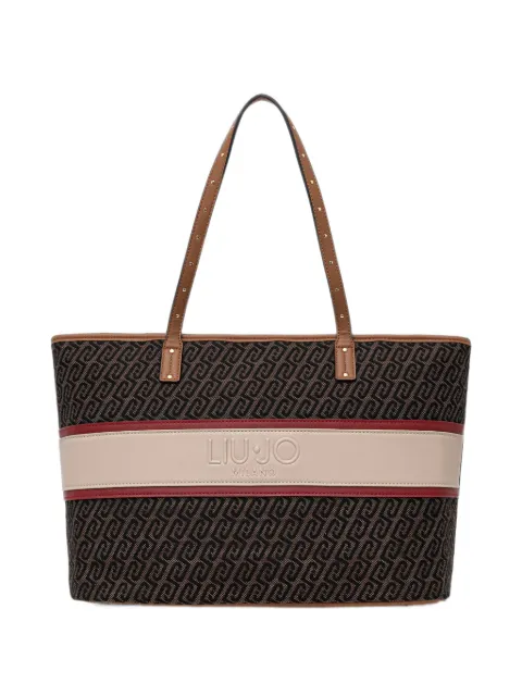 LIU JO sac cabas médium à motif monogrammé