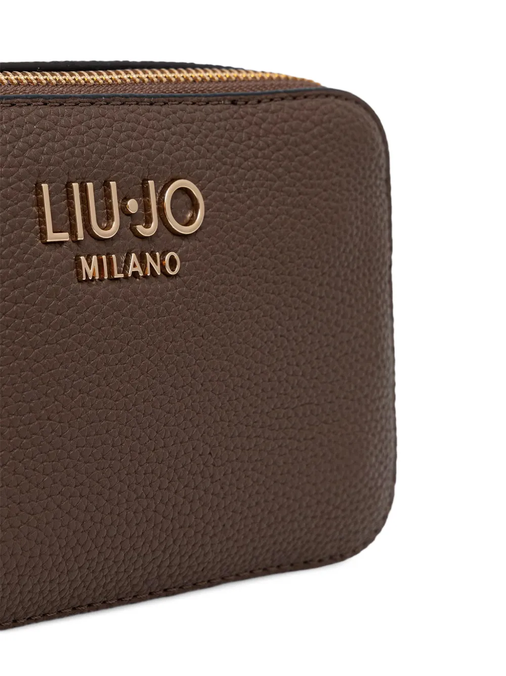 LIU JO Crossbodytas met logoplakkaat Bruin